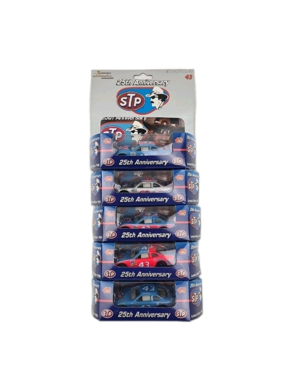 Lot of 5 Richard Petty 25th Anniversary #43 STP 1:64 Bobby Hamilton Diecast